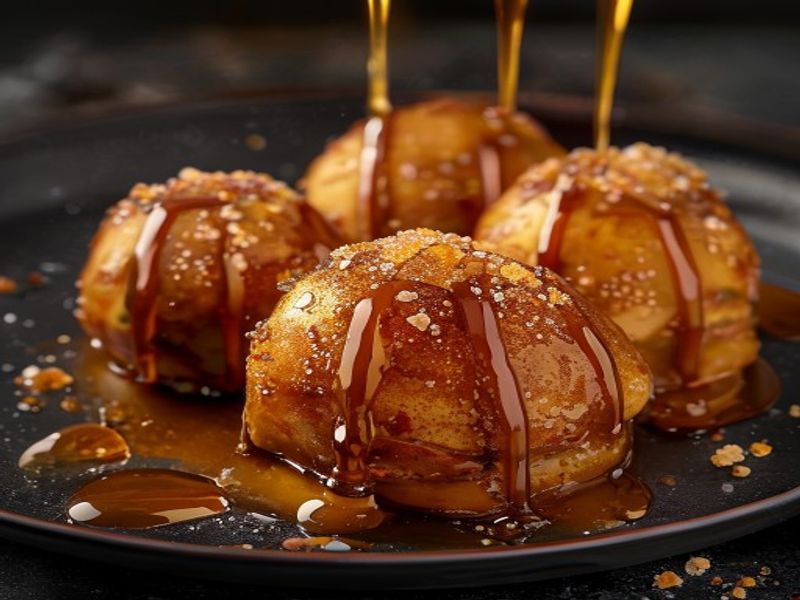 Aurora Caramel - salted caramel loukoumades